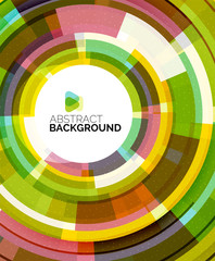 Obraz premium Geometric design circles, swirl