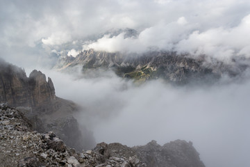 Italian Alps, View of Val Gardena