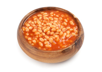 Canned beans in tomato sauce