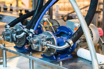 Engine equipment on factory