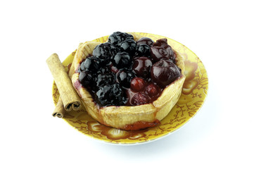 Fruit tart background