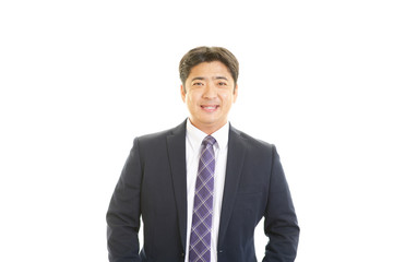 笑顔のビジネスマン