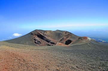 The crater