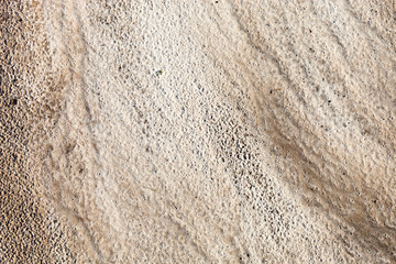 Sand surface after the rain