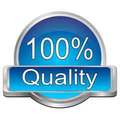 100% Quality Button