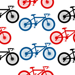 Bike seamless pattern