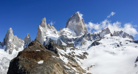 Chaîne de montagnes Fitz Roy en Patagonie, Argentine