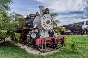 Fototapeta premium Tourist sugar train, Santa Clara, Cuba