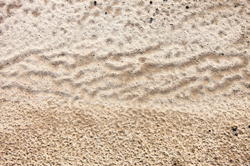 Sand surface after the rain