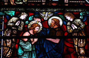 Obraz premium Baptism of Jesus Christ