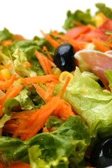 Mixed salad, portrait view