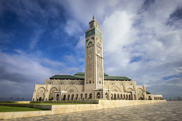 Fototapeta premium Hassan II Mosque in Casablanca, Morocco