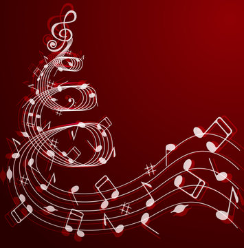Musical Christmas tree .