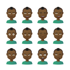 Male avatar expression set