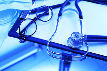 Stethoscope close up