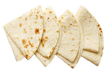 pita bread, isolated