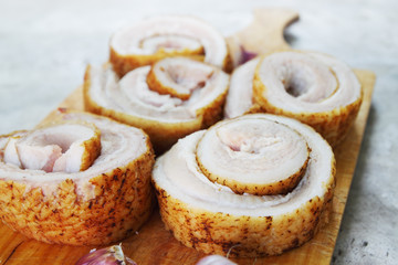 Fresh Ukrainian salo