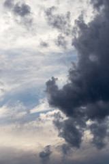 Fototapeta na wymiar clouds after a thunderstorm