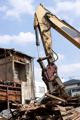 家屋の解体工事