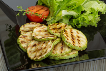 Grilled zucchini