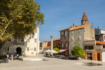 Obraz premium Place des 5 puits de Zadar