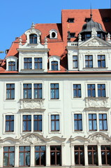 Fototapeta premium Alte Bürgerhäuser Leipzig