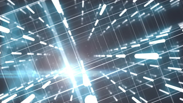 Hypercube 3d particles