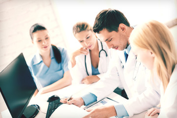 Fototapeta premium team or group of doctors working