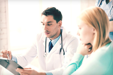 male doctor with patient
