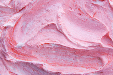 Background texture and pattern of frozen yogurt