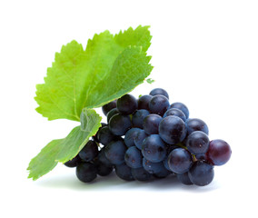 dark grapes isolated