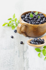 fresh blueberries