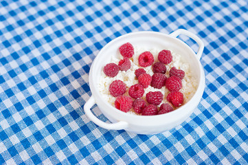 Ripe raspberries