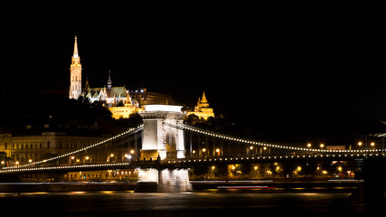 Obraz premium Chain Bridge in Budapest