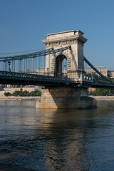 Fototapeta na wymiar Chain Bridge in Budapest