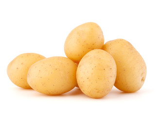Fototapeta na wymiar new potato tuber isolated on white background cutout