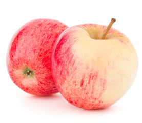 Red apple isolated on white background cutout