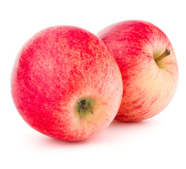 Red apple isolated on white background cutout