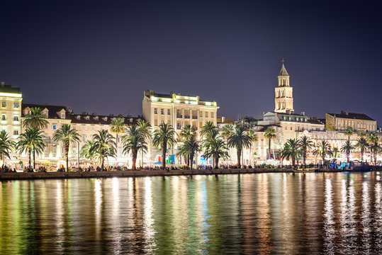 Split, Croatia, At Night