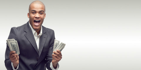 successful young african businessman