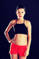 Obraz premium Attractive fitness woman
