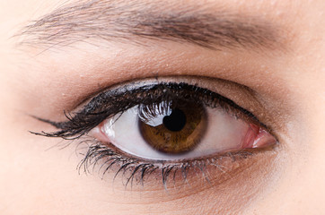 Obraz premium Close up of woman eye
