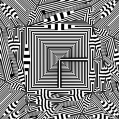 Maze Labyrinth Foursquare Vector