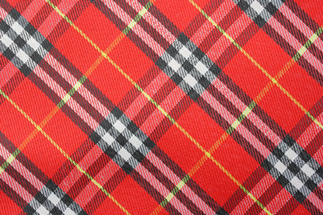 Plaid background material
