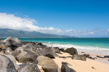 Fototapeta na wymiar The beach in Maui, Hawaii