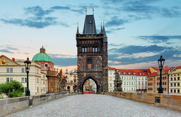 Prague View from Charles Bridge