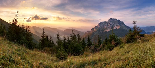 Foto auf Alu-Dibond Slowakei Berggipfel Rozsutec © TTstudio