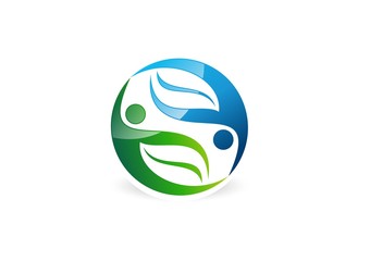 people,partner,logo,wellness,ecology,nature,balance,health,bio