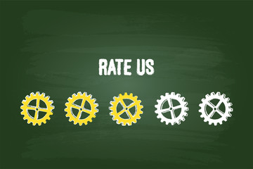 Customer Satisfaction Evaluation System With Three Gears