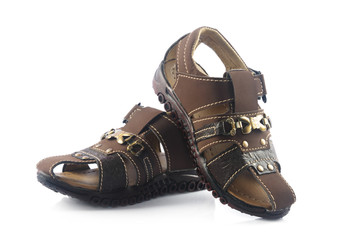 Sandals isolated on white